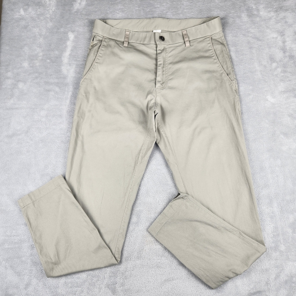 Fabletics Mens Pants Beige Chino Size 31x32 ( Fit 32x30 )